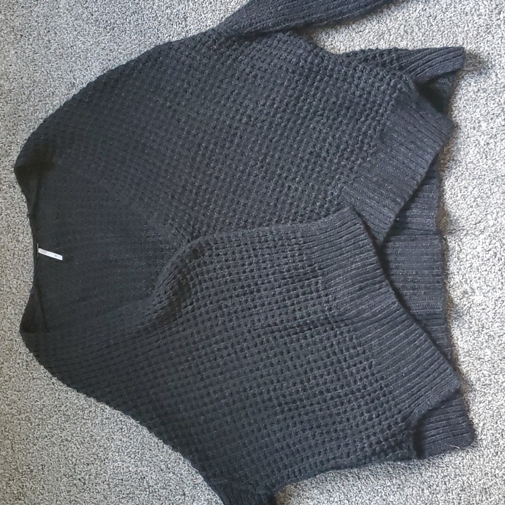 FREE PEOPLE knit poncho sweater